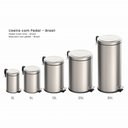 Ver imagem 7 de Lixeira Inox Polido com Pedal 3 Lt Linha Brasil Tramontina