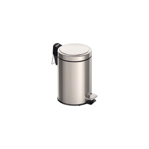 Lixeira Inox Polido com Pedal 3 Lt Linha Brasil Tramontina