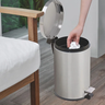 Lixeira Inox Polido com Pedal 3 Lt Linha Brasil Tramontina - 6