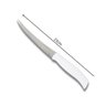 Kit de 3 Facas para Tomate Legume Aço Inox Cabo Branco 23cm Gourmet Mix - 3