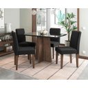 Ver imagem 1 de Jogo para Sala de Jantar com 4 Cadeiras e Mesa Ana New Ceval