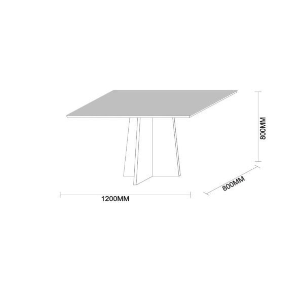 Jogo para Sala de Jantar com 4 Cadeiras e Mesa Ana New Ceval - 3