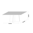 Ver imagem 2 de Jogo para Sala de Jantar com Mesa e Cadeiras Ana para 6 Lugares New Ceval