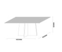 Ver imagem 2 de Jogo para Sala de Jantar com Mesa e Cadeiras Ana para 6 Lugares New Ceval