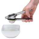 Ver imagem 4 de Espremedor Amassador De Limão Aço Inox Manual Frutas 20X6Cm