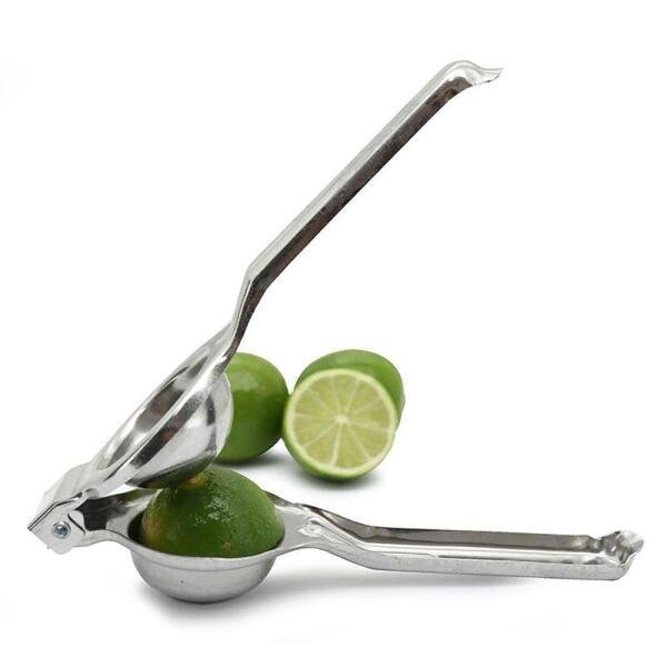 Espremedor Amassador De Limão Aço Inox Manual Frutas 20X6Cm - 2