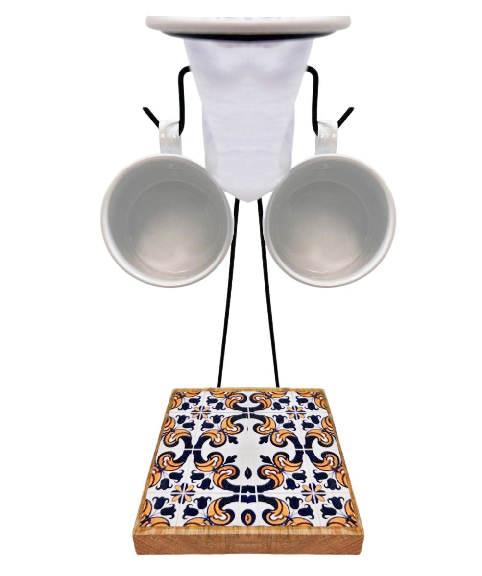 Mini Coador Café Gourmet Individual + 2 Canecas 170ml Mod2 - 3