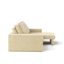Ver imagem 6 de Sofá Capri 2 Lugares Retrátil e Reclinável 160cm Bege Suede