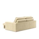 Ver imagem 4 de Sofá Capri 2 Lugares Retrátil e Reclinável 160cm Bege Suede