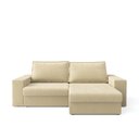 Ver imagem 2 de Sofá Capri 2 Lugares Retrátil e Reclinável 160cm Bege Suede