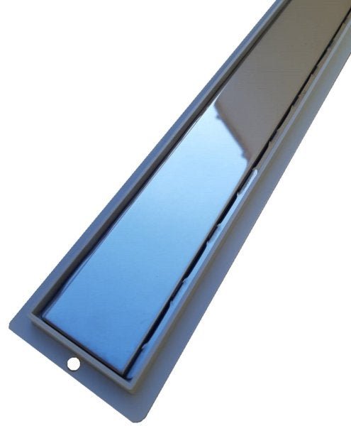 Ralo Linear Sifonado 5x70 Banheiro modelo Oculta Inox Polida - Ficone Reis - 1