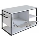 Ver imagem 4 de Gabinete de Banheiro Suspenso 80cm com Cuba Yuri Branco Z54 - Mpozenato