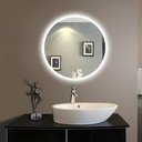 Ver mais imagens de Espelho Redondo Iluminado com Led Frio 60cm