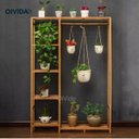 Ver imagem 4 de Floreira Vertical Chão Madeira Maciça Vasos Plantas Mod107