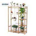 Ver imagem 1 de Floreira Vertical Chão Madeira Maciça Vasos Plantas Mod107