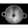 Tacho Fundo Chinês Wok Polido com Alças e Tampa - 1