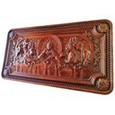 Ver imagem 3 de Quadro Santa Ceia Entalhado em Madeira Maciça