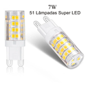 Ver imagem 2 de Kit 10 Lâmpadas Led Halopin G9 7w Branco Quente Bivolt Banheiro Cozinha Arandela