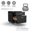 Ver imagem 5 de Gaveteiro de Aço 2 Gavetas com Rodízios com Chave