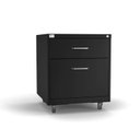 Ver imagem 3 de Gaveteiro de Aço 2 Gavetas com Rodízios com Chave