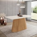 Ver imagem 2 de Mesa Jantar Vidro 200cm Off Kit 8 Cadeiras Aço Preto Boucle Ted H02 - D'Rossi