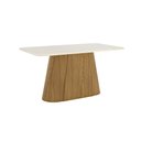Ver mais imagens de Mesa Jantar Vidro 200cm Off Kit 8 Cadeiras Aço Preto Boucle Ted H02 - D'Rossi
