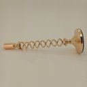 Ver imagem 5 de Castiçal Porta Vela Metal 23x8x8cm Dourado