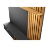 Painel Bancada Suspensa para Tv até 60 Polegadas Ripado 160cm Tocantins Preto Fosco/noce Milano - 6