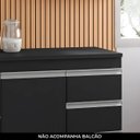 Ver imagem 1 de Tampo para Balcão de Cozinha 150cm MDP Ônix - AJL Móveis