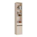 Ver imagem 1 de Paneleiro Armário de Cozinha com 1 Porta e 3 Nichos 36cm Suspenso Milano Multimóveis MP3430