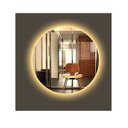 Ver imagem 2 de Espelho Redondo Iluminado com Led Quente 80cm