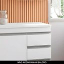 Ver imagem 3 de Tampo para Balcão de Cozinha 160cm MDP Branco - AJL Móveis