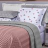 Kit Cobre Leito Dupla Face Zion Queen 200 fios - 06 pç rose - 2