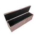 Ver imagem 6 de KIT CABECEIRA PAINEL E RECAMIER PUFF BAÚ BEIRA DE CAMA BOX - 1,38 CM - ROSE