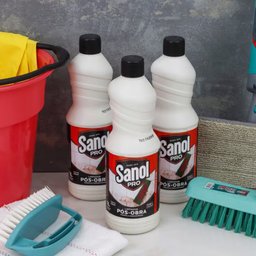 Limpador Pós-obra Sanol Pró 1 Litro - 4 Limpador Pós-obra Sanol Pró 1 Litro - 4