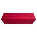 Ver imagem 3 de KIT CABECEIRA PAINEL E RECAMIER PUFF BAÚ BEIRA DE CAMA BOX - 1,38 CM - VERMELHO