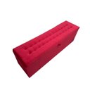 Ver imagem 4 de KIT CABECEIRA PAINEL E RECAMIER PUFF BAÚ BEIRA DE CAMA BOX - 1,38 CM - VERMELHO