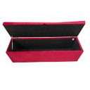 Ver imagem 5 de KIT CABECEIRA PAINEL E RECAMIER PUFF BAÚ BEIRA DE CAMA BOX - 1,38 CM - VERMELHO