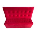 Ver imagem 1 de KIT CABECEIRA PAINEL E RECAMIER PUFF BAÚ BEIRA DE CAMA BOX - 1,38 CM - VERMELHO