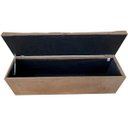 Ver imagem 5 de Recamier Puff Baú Beira de Cama Box Padrão 1,38cm - 100% Mdf - Marrom Claro