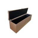 Ver imagem 4 de Recamier Puff Baú Beira de Cama Box Padrão 1,38cm - 100% Mdf - Marrom Claro