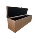 Ver imagem 6 de Recamier Puff Baú Beira de Cama Box Padrão 1,38cm - 100% Mdf - Marrom Claro