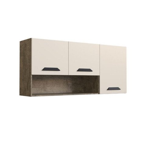 Aéreo Essência 120 3 Portas com Nicho 1020.0001 Genial Flex