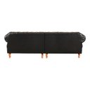 Ver imagem 6 de Conjunto Sofá 4 Lugares E Poltronas Chesterfield Capitonê Dom Pedro - Courissimo Preto