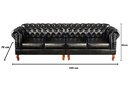 Ver imagem 7 de Conjunto Sofá 4 Lugares E Poltronas Chesterfield Capitonê Dom Pedro - Courissimo Preto