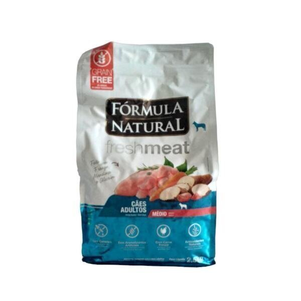 Ração Fórmula Natural Fresh Meat Cão Adulto Médio 2,5kg - 1