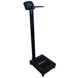 Balança Academia Eletrônica LCD 200 Kg X 100g preta Welmy - 1