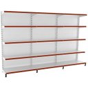 Ver imagem 1 de Gôndola Parede Prateleira Lateral 1 Inicial + 2 Continuação