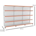 Ver imagem 2 de Gôndola Parede Prateleira Lateral 1 Inicial + 2 Continuação