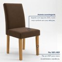 Ver imagem 6 de Conjunto de Sala de Jantar 6 Lugares com Mesa 180x90cm e Cadeiras Cinamomo Off White